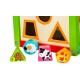 Ergoterapinis medinis lavinamasis kubas - labirintas ECO TOYS 5*1